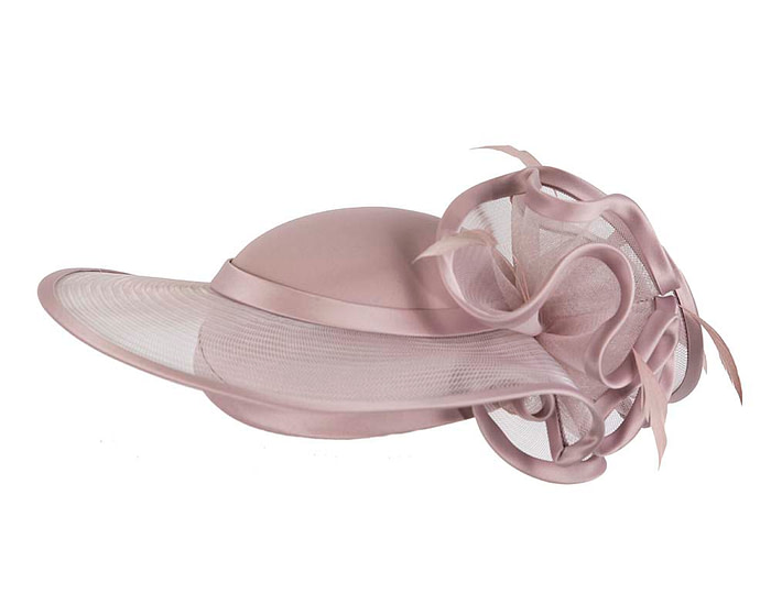 Tea rose Mother of the Bride Wedding Hat - Hats From OZ
