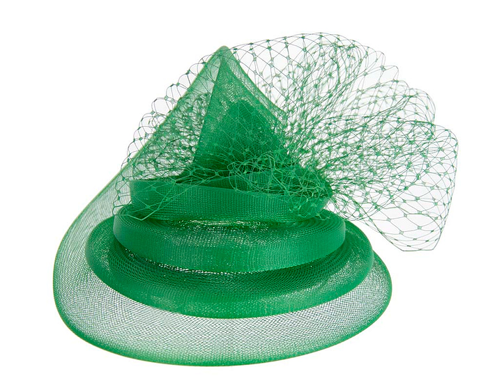 Green custom made Mother of the Bride Cocktail Hat - Hats From OZ