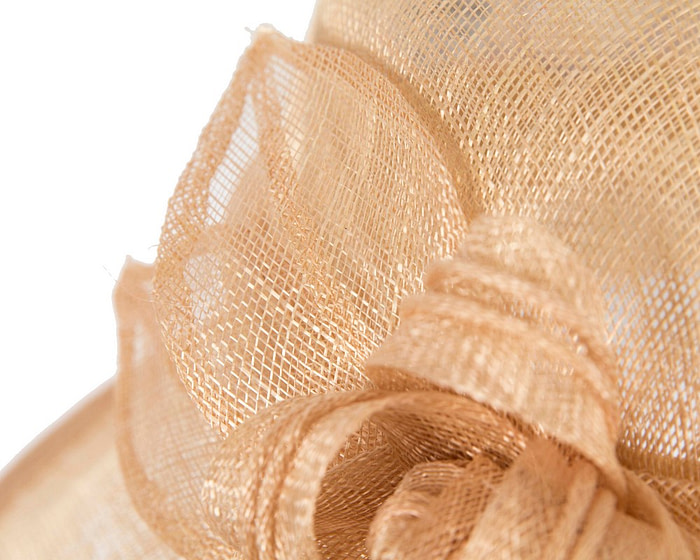 Nude cloche hat by Max Alexander - Hats From OZ