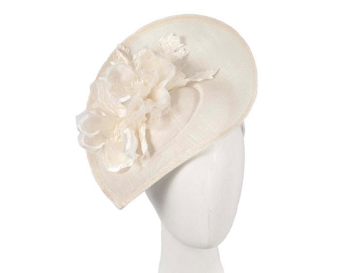 Large cream flower fascinator by Max Alexander - Hats From OZ