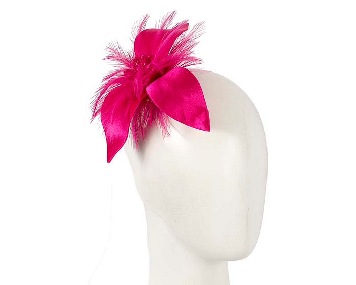 Fuchsia fascinator headpiece for wedding and races - Hats From OZ