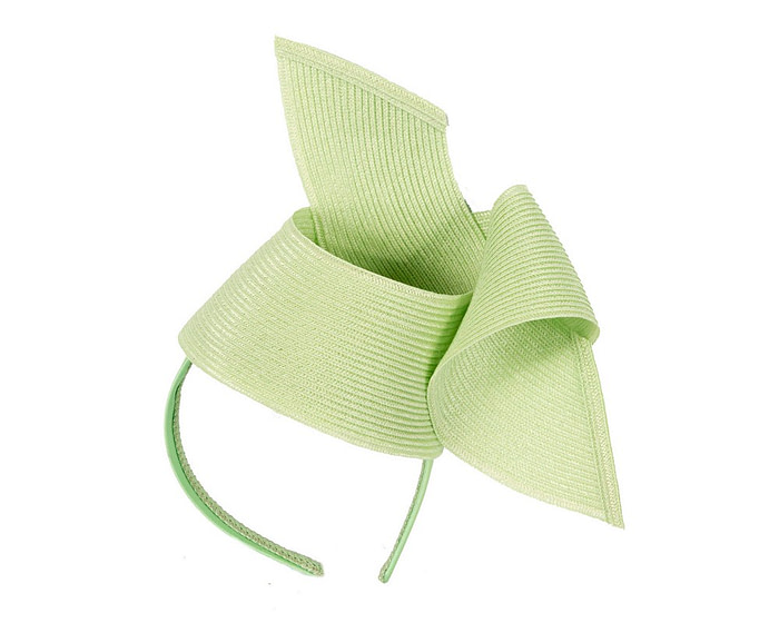 Modern lime fascinator by Max Alexander - Hats From OZ