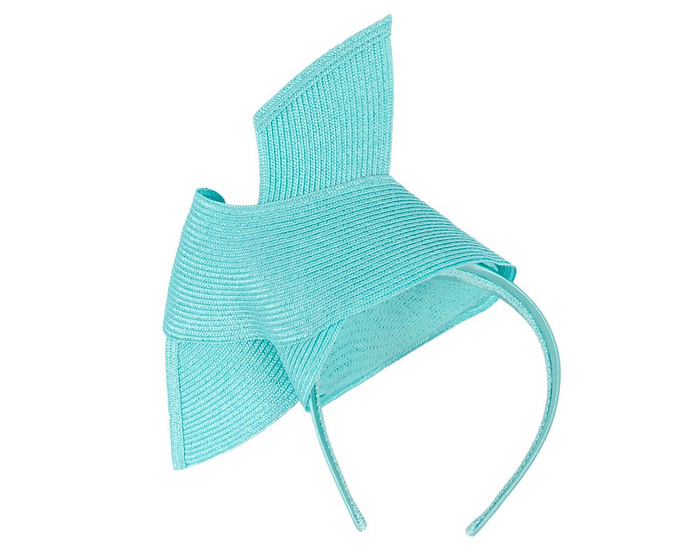 Modern turquoise fascinator by Max Alexander - Hats From OZ