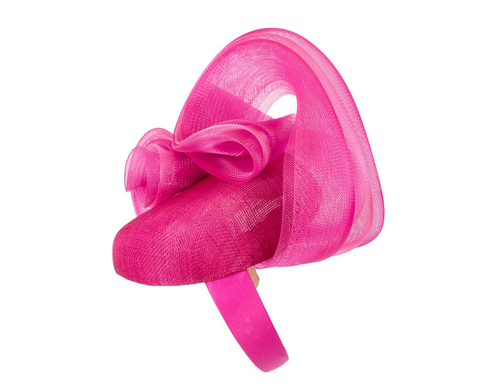 Fuchsia racing fascinator by Fillies Collection - Hats From OZ