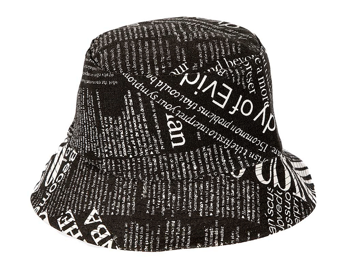 Black and white bucket hat - Hats From OZ
