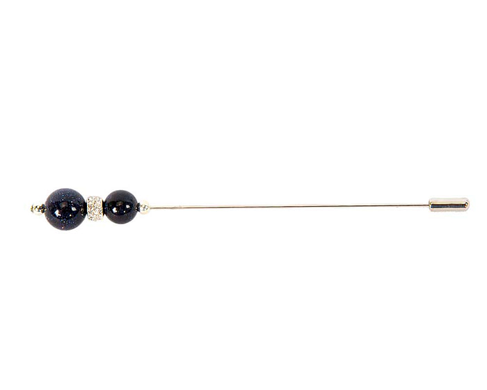 Navy pearl head hat pin - Hats From OZ