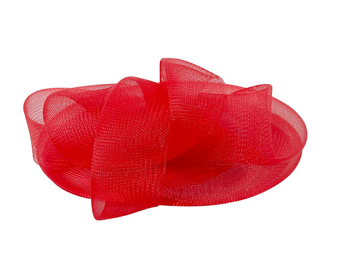 Red Custom Made Cocktail Hat - Hats From OZ