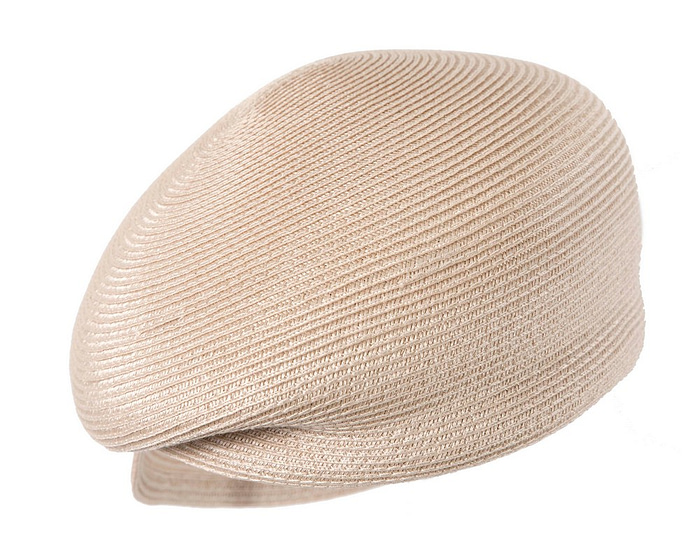 Modern beige newsboy beret hat by Max Alexander - Hats From OZ