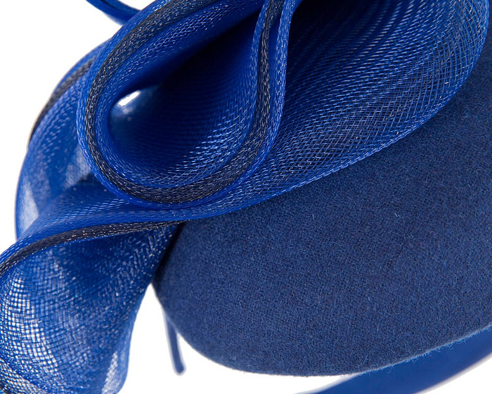 Royal blue winter racing fascinator by Fillies Collection - Hats From OZ