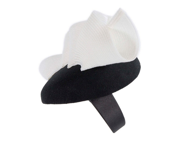 Black & white pillbox fascinator by Fillies Collection - Hats From OZ