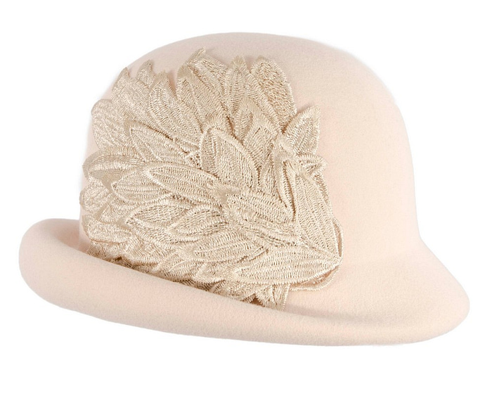 Beige winter fashion hat by Max Alexander - Hats From OZ