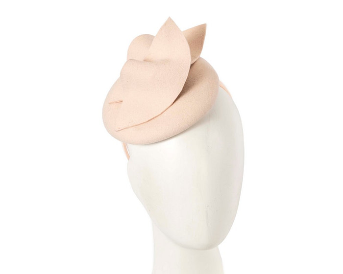 Nude felt fascinator by Max Alexander - Hats From OZ