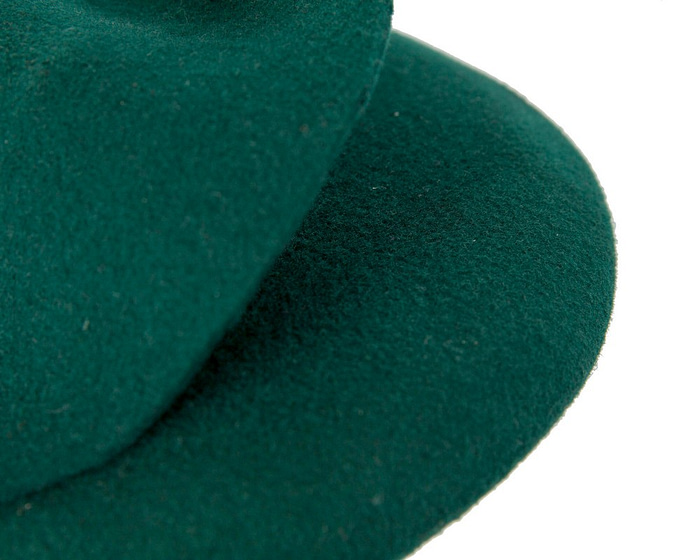 Green felt fascinator by Max Alexander - Hats From OZ