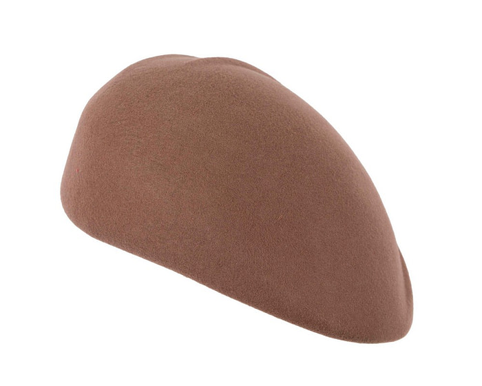 Coffee winter felt beret by Max Alexander - Hats From OZ