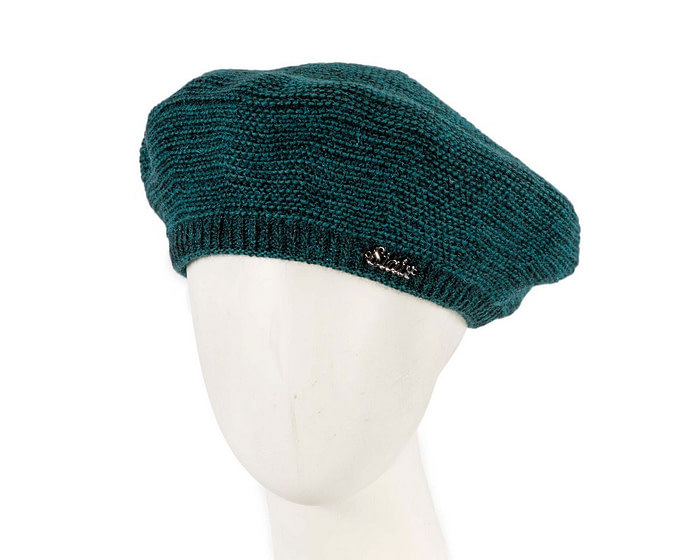 Classic crocheted green beret by Max Alexander - Hats From OZ