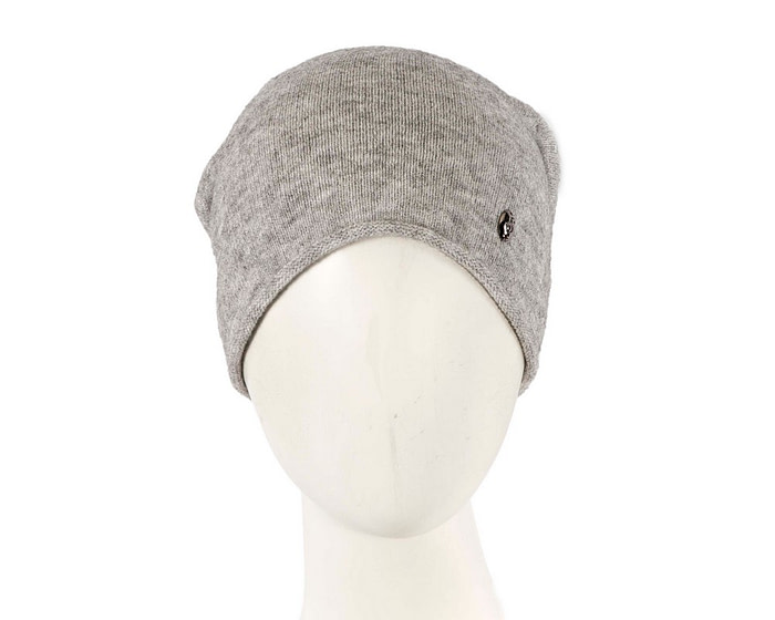 Stylish warm European made grey beanie - Hats From OZ