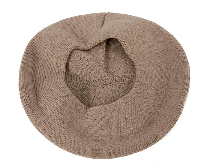 Classic woven beige beret by Max Alexander - Hats From OZ