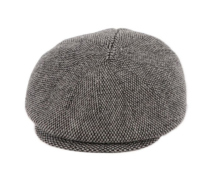 Warm grey wool winter fashion beret by Max Alexander - Hats From OZ