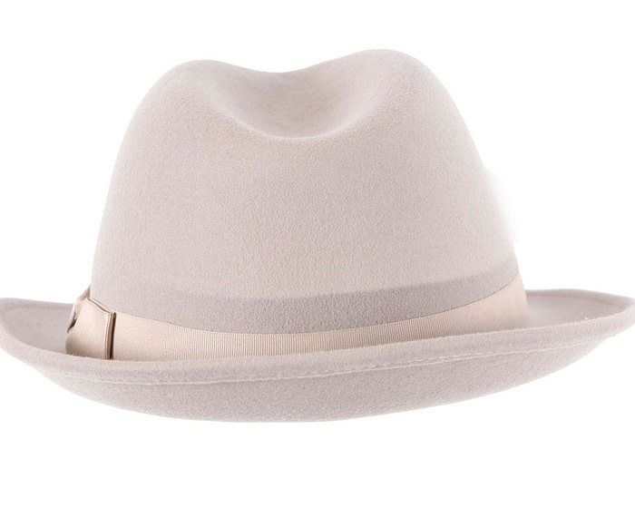 Grey Fedora Felt Blues Brothers Homburg Hat - Hats From OZ
