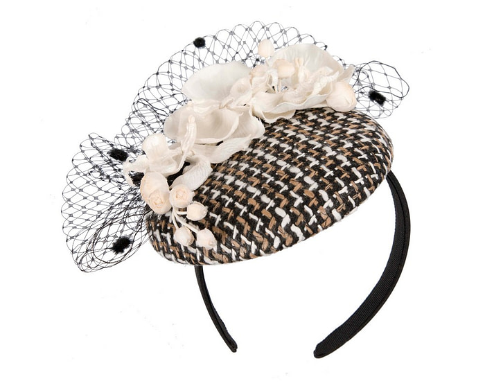 Winter racing pillbox fascinator by Fillies Collection - Hats From OZ