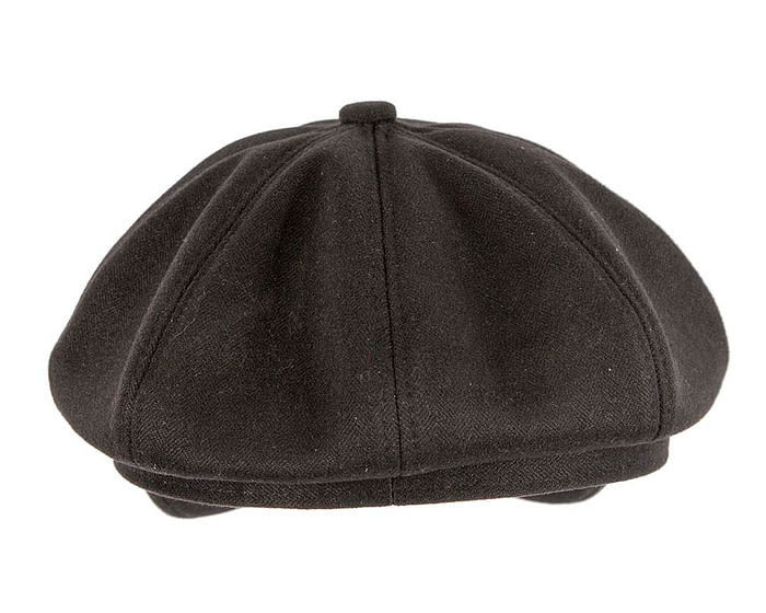 Soft black newsboy cap by Max Alexander - Hats From OZ