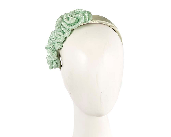 Mint green fascinator headband - Hats From OZ