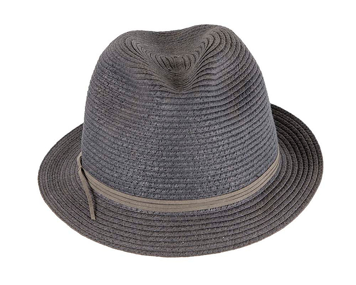 Navy Short Brim Fedora Hat - Hats From OZ