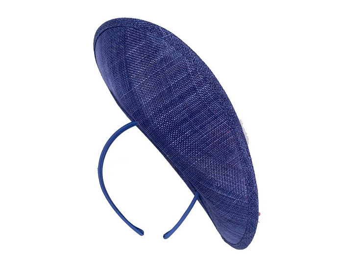 Large royal blue & coral fascinator by Max Alexander - Hats From OZ