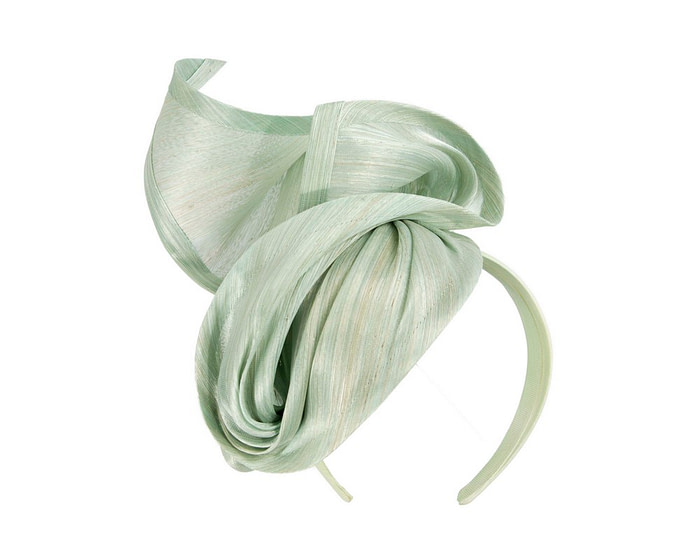 Mint green designers racing fascinator by Fillies Collection - Hats From OZ