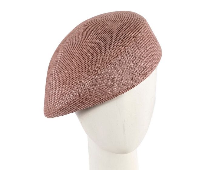 Modern taupe beret hat by Max Alexander - Hats From OZ