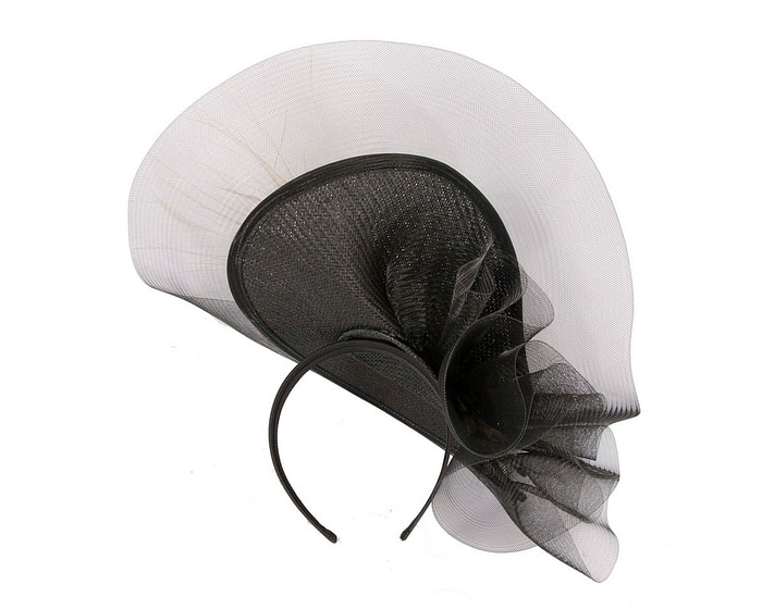 Tall black fascinator by Fillies Collection - Hats From OZ