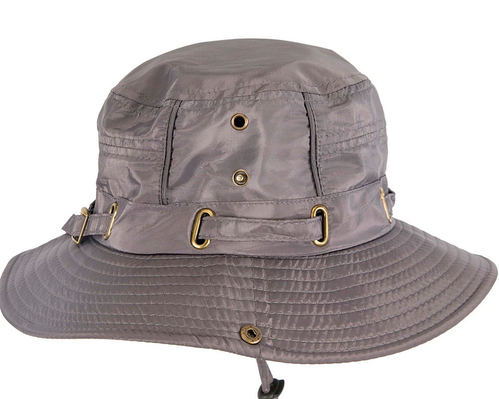 Grey casual weatherproof bucket golf hat - Hats From OZ