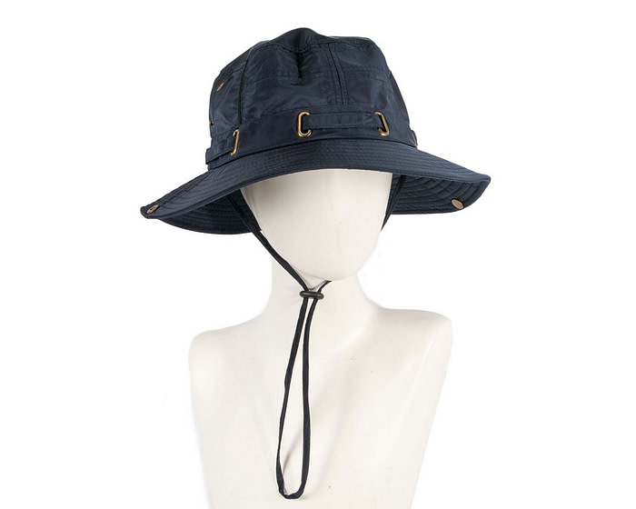 Navy casual weatherproof bucket golf hat - Hats From OZ