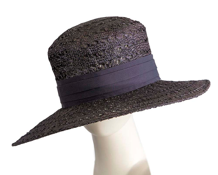 Dark navy hat by Cupids Millinery - Hats From OZ