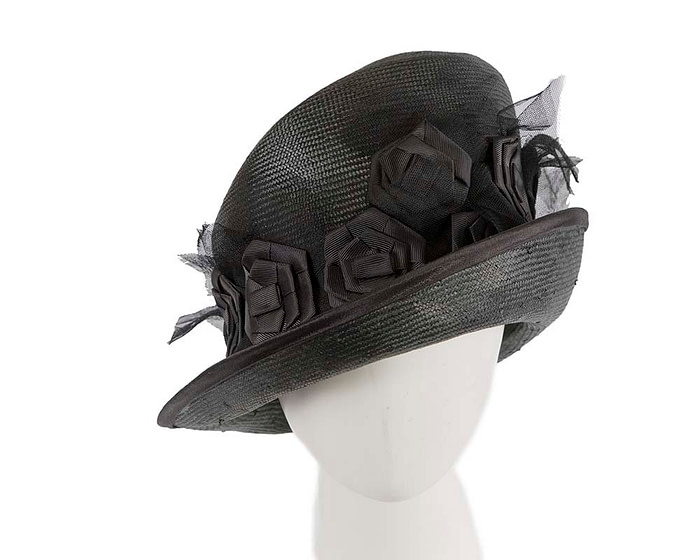 Vintage black hat by Cupids Millinery - Hats From OZ