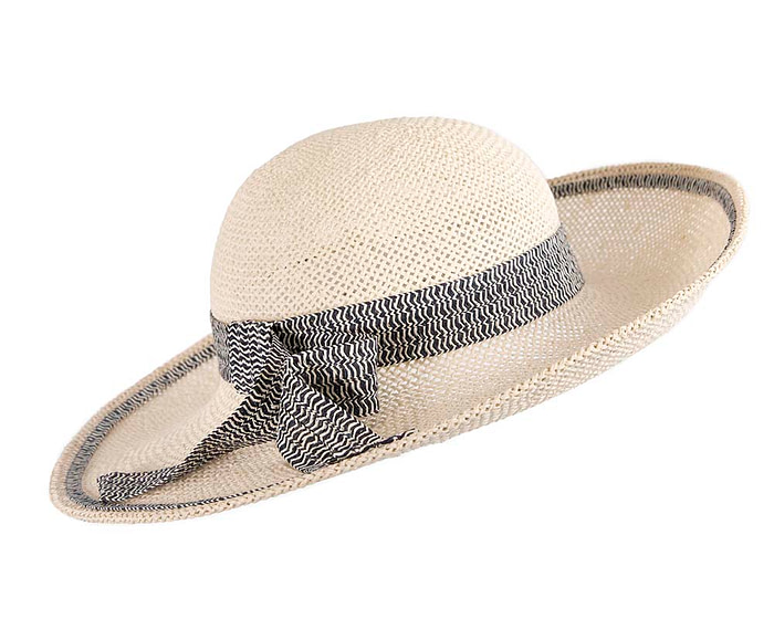 Wide brim summer racing hat by Cupids Millinery - Hats From OZ