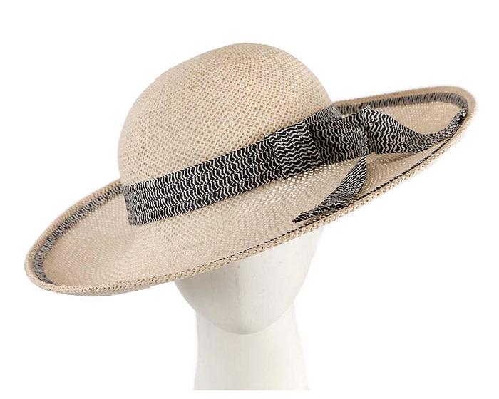 Wide brim summer racing hat by Cupids Millinery - Hats From OZ