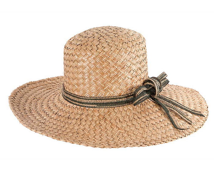Wide brim straw summer hat - Hats From OZ