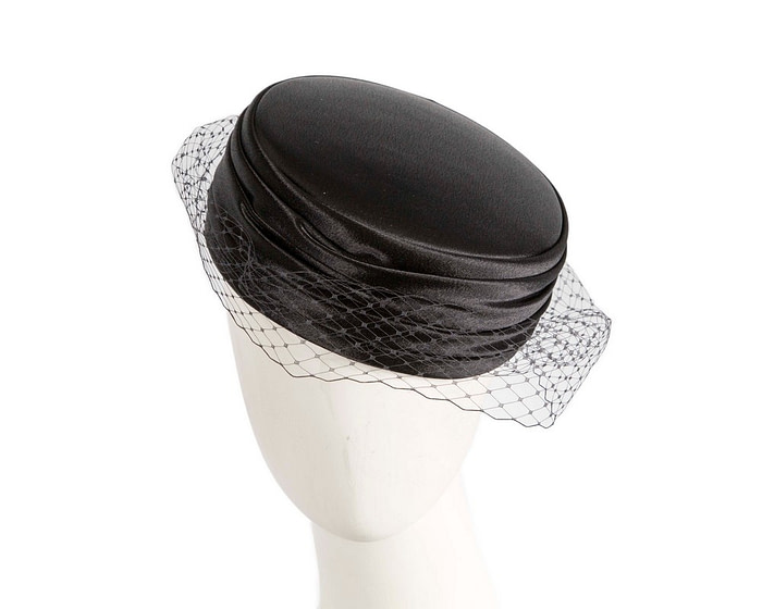 Custom made black hat with veil - Hats From OZ