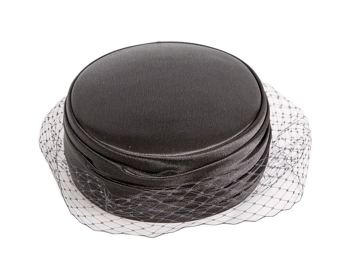Custom made black hat with veil - Hats From OZ