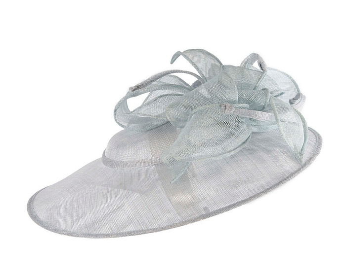 Light blue sinamay fascinator hat by Max Alexander - Hats From OZ