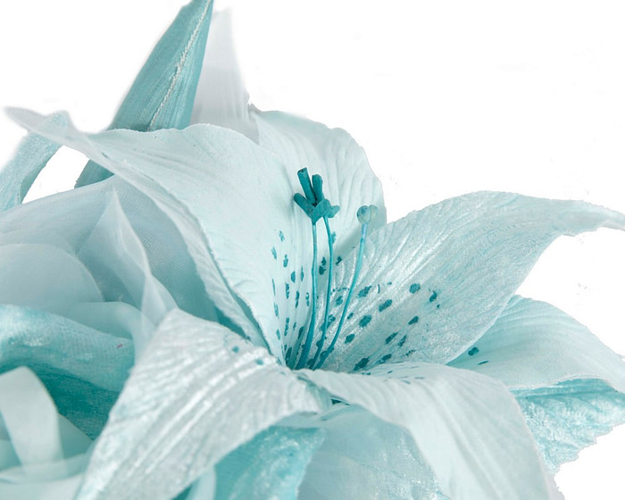 Large Blue flower fascinator by Max Alexander - Hats From OZ