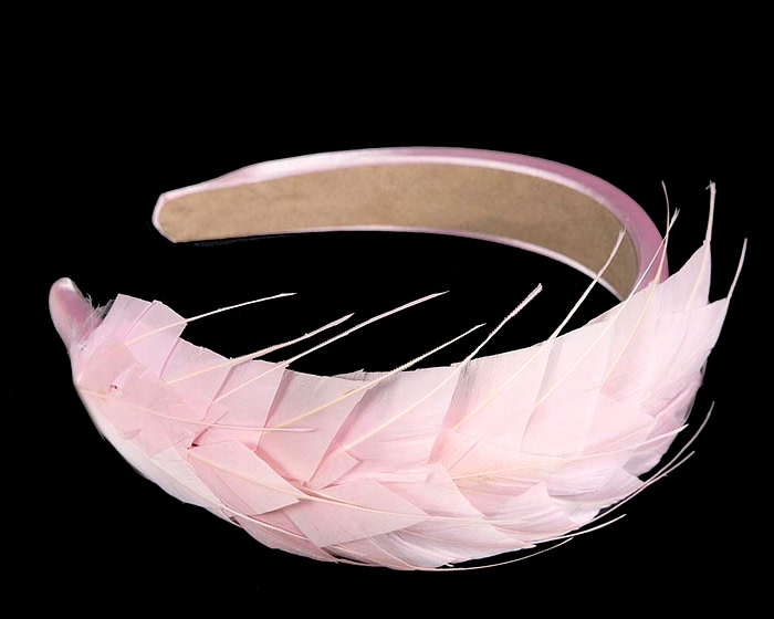 Pink feather headband by Max Alexander - Hats From OZ