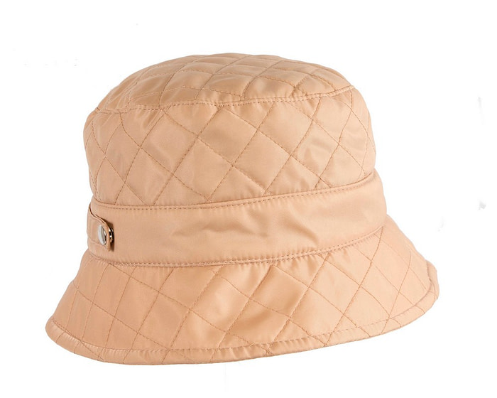 Beige casual weatherproof bucket golf hat - Hats From OZ