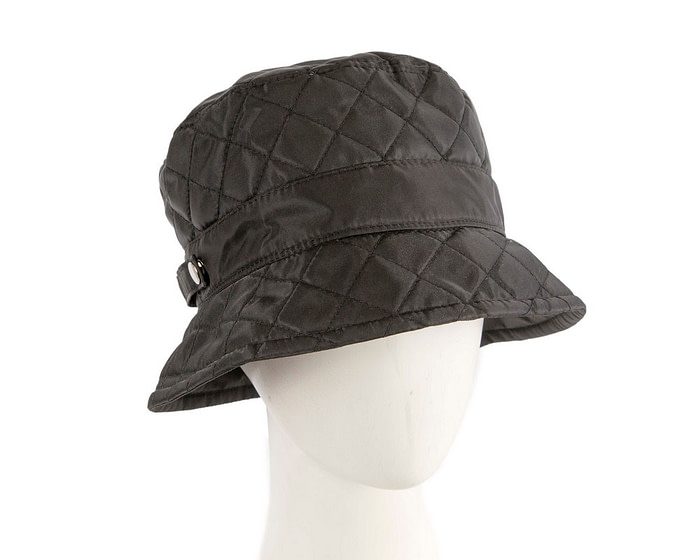 Black casual weatherproof bucket golf hat - Hats From OZ