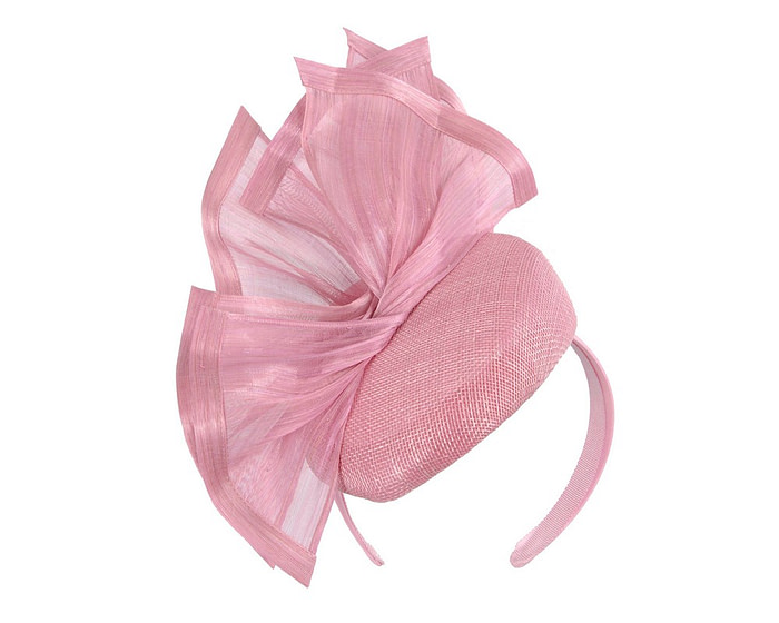 Bespoke dusty pink racing fascinator by Fillies Collection - Hats From OZ