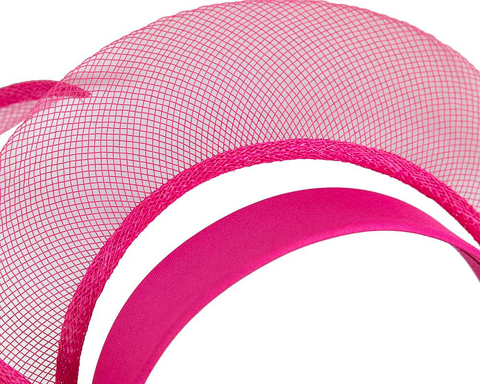 Exclusive fuchsia fascinator by Cupids Millinery - Hats From OZ