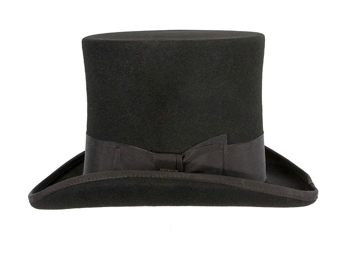 Black SCALA Felt Top Hat - Hats From OZ