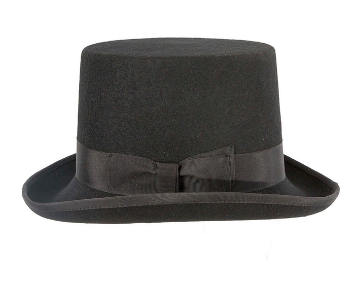 Black STANTON Felt Top Hat - Hats From OZ