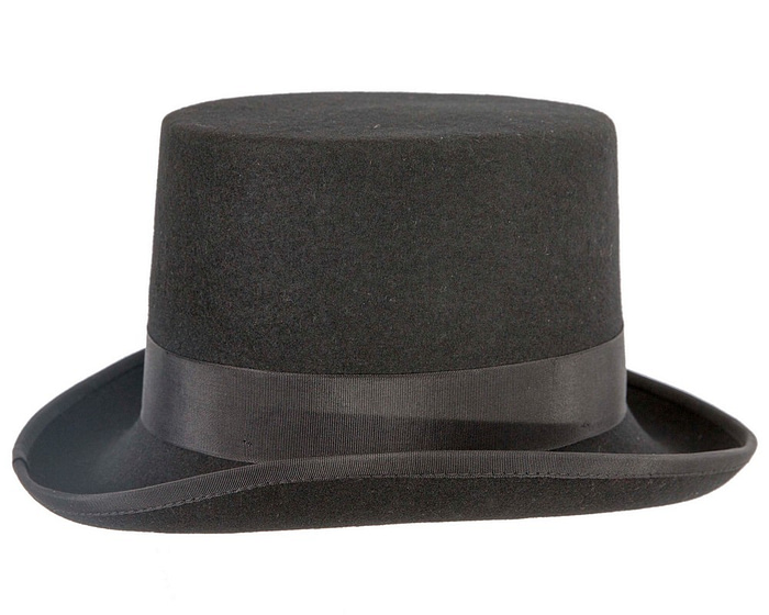 Black STANTON Felt Top Hat - Hats From OZ